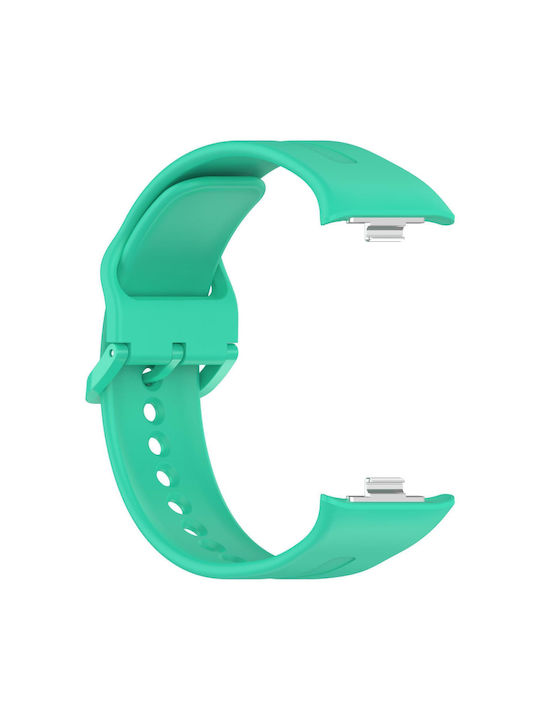 Xiaomi Band 10 Pro Redmi Watch 6 5 Monochrome Vertical Striped Silicone Buckle Teal Xiaomi Band 10 Pro Redmi Watch 6 5 Monochrome Vertical Striped Silicone Buckle Teal