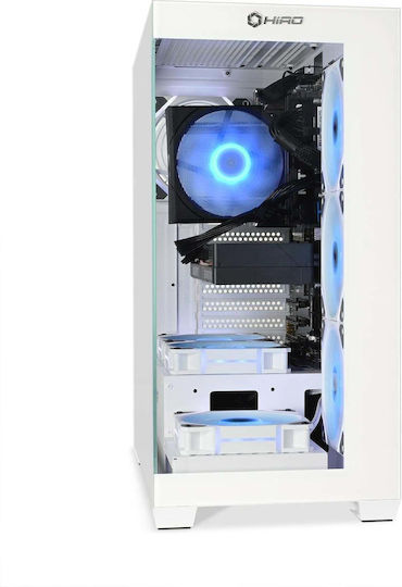 Hiro Aurora Гейминг Настолен Компютър (i7-14700F/32GB DDR5/1.0TB SSD/GeForce RTX 5070/W11 Home)