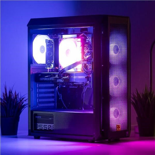 Lynx Challenger Гейминг Настолен Компютър (i5-14400F/32GB DDR5/1.0TB SSD/GeForce RTX 5060/W11 Home)