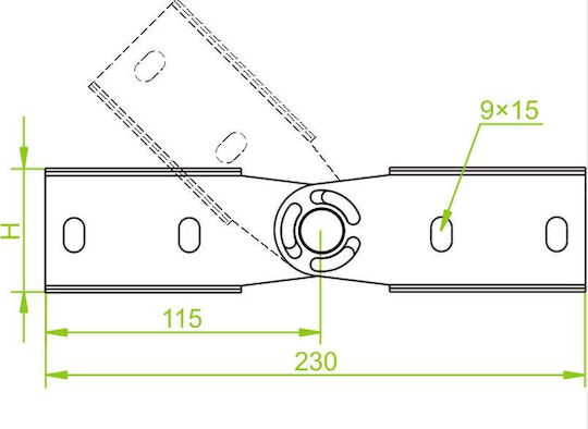 Baks Modular Ladder Connector Lgch50n Height H50 2mm 451301