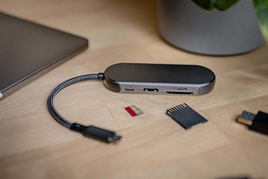 Newell USB 3.0 Hub with USB-C Connection Grey