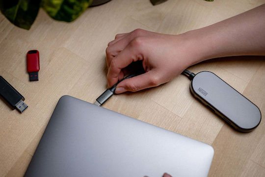 Newell USB 3.0 Hub with USB-C Connection Grey