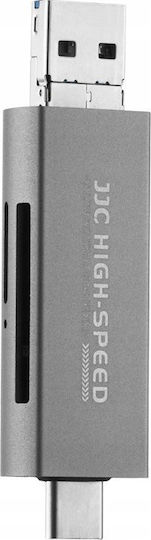 JJC Kartenleser Speicherkarte Kartenleser JJC CR-UCL1 Graue SD microSD