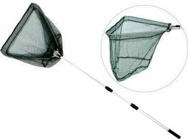 Baracuda Kw002 Plasă de pescuit triunghiulară Lungime totală 1.55 M Deschidere 40 Cm