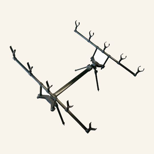 Foldable Rod Pod Fishing Rods Green Black