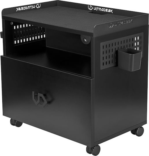 Ντουλάπι Γραφείου Μεταλλικό Μαύρο 60x49.5x29cm