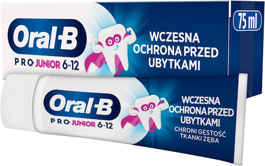 Oral-B Pro-junior Pastă de Dinți pentru Copii cu Aromă de Mentă