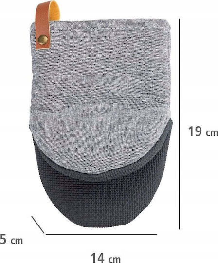 Wenko Wenko Ofenhandschuh Stoff Grau 2 Stück