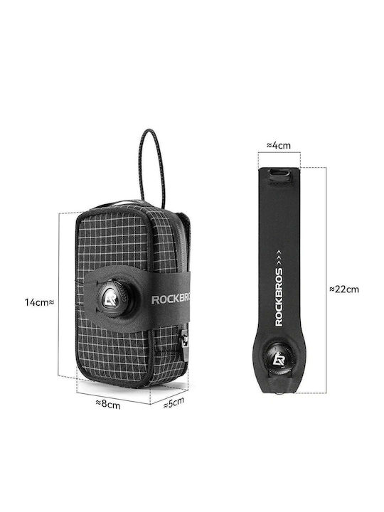 Rockbros BBB Fahrradtasche Satteltaschen 0.6l Schwarze