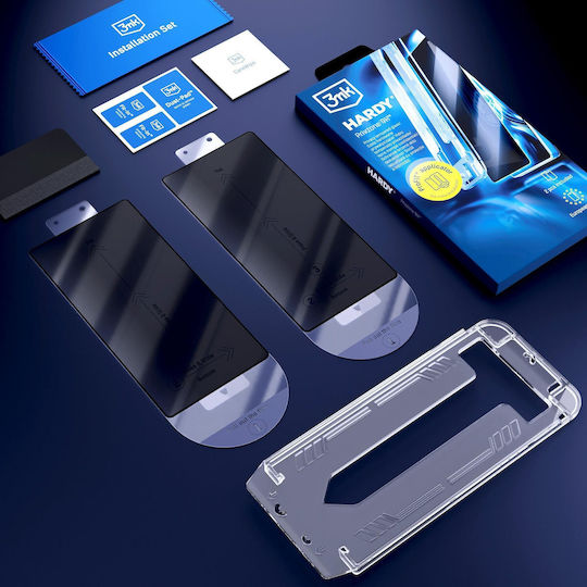 3mk Hardy Privzone 9h Screen Protector Compatible with Samsung Galaxy S24 Ultra