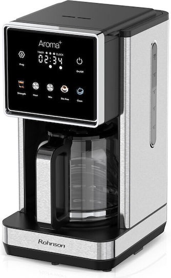 Rohnson Aroma+ Програмируема Филтърна Кафемашина 900W