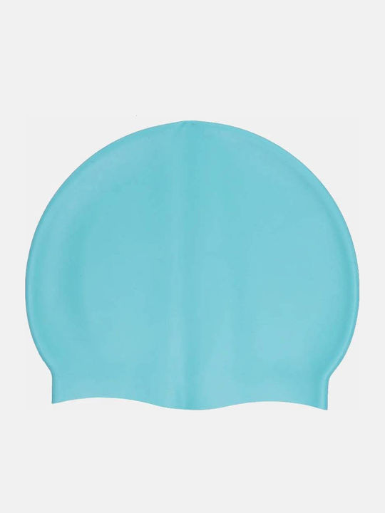 Washed Teal Плувни шапки за Възрастни от силикон Син