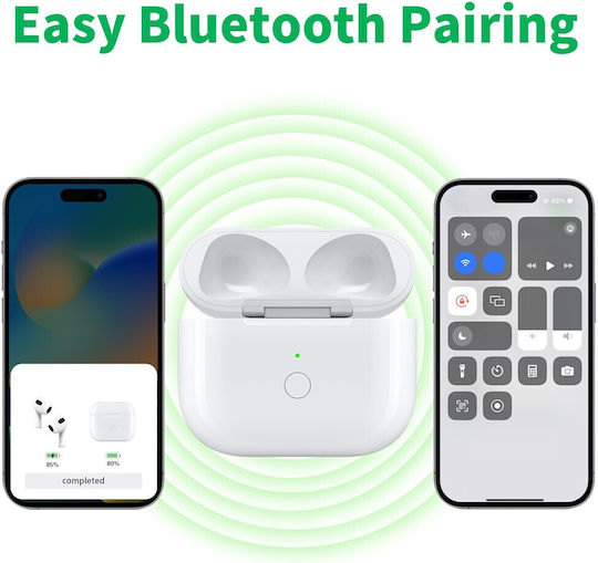 Bluetooth-Ohrhörer Zubehör Hülle Für Wireless Charging 620mah Apple AirPods 3 Typ-c