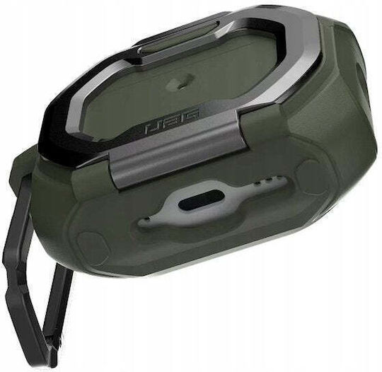 Urban Armor Gear Uag Monarch Airpods Pro Schutzhülle Olive Silber