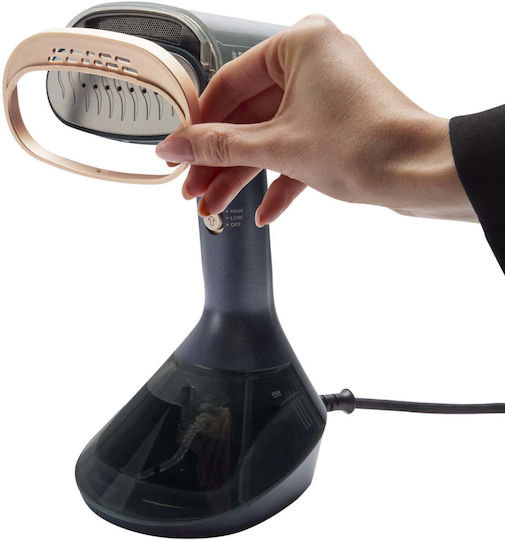 Russell Hobbs Genie VacuSteam Ατμοκαθαριστής Ρούχων Χειρός 1500W με Δοχείο 200ml Μαύρος
