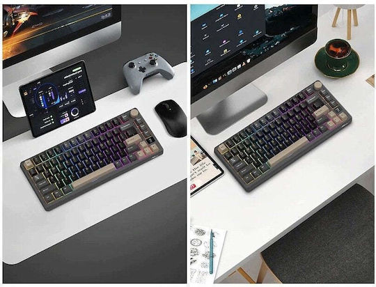 Royal Kludge RK-M75 Гейминг Механична Клавиатура с RGB Осветление (Английски US)