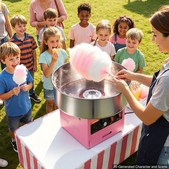 Vevor Candy Floss Maker 43.5cm Pink