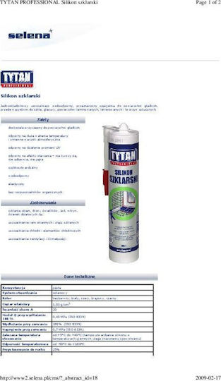 Tytan Tytan Aquariumsilikon Schwarz 280ml