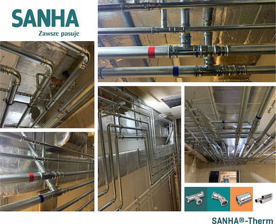 Sanha Връзка на тръба 18мм 124130G1812