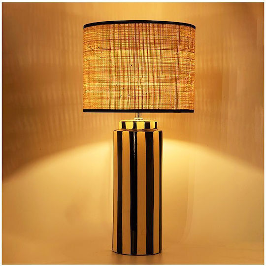 Eurolamp Πορτατίφ με Μπεζ Καπέλο