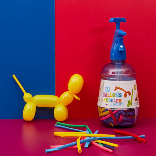 Zusammensetzung mit 50 Mehrfarbigen Luftballons