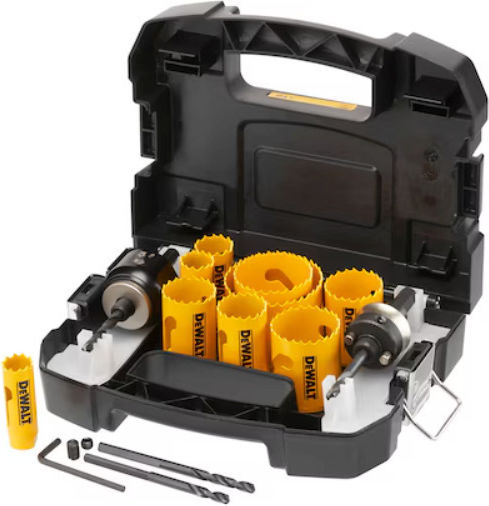 DEWALT Σετ Ποτηροτρύπανα Ξηρής Κοπής με Διάμετρο 44mm για Ξύλο, Μέταλλο και Πλαστικό