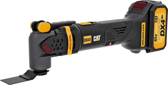 CAT DX41B Παλινδρομικό Πολυεργαλείο Brushless 18V 1x4Ah με Ρύθμιση Ταχύτητας