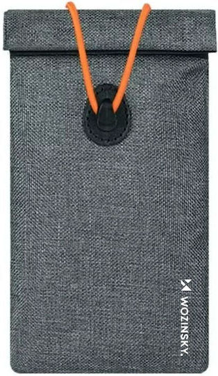 Wozinsky Wpb-r12 Rfid Blocking Phone Case Flap String 21.5x12 Cm Gray 5907769388293