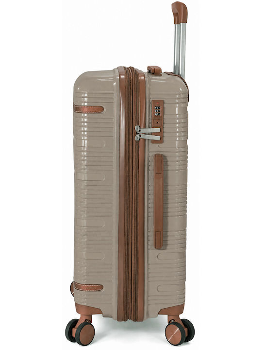 Benzi Großer Hartschalen Reisetrolley Braun Höhe 75cm
