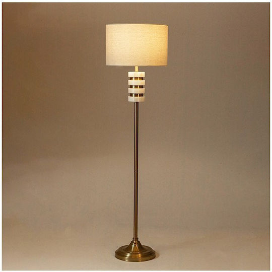 Eurolamp Floor Lamp H146.5cm White Eurolamp Floor Lamp H146.5cm White