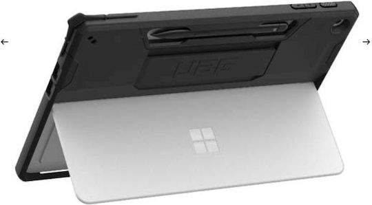Калъф UAG Scout Shell Дръжка Стойка Microsoft Pro 12" 1-во поколение 2025 Черен Прозрачен Bulk Packaging 324022b14040