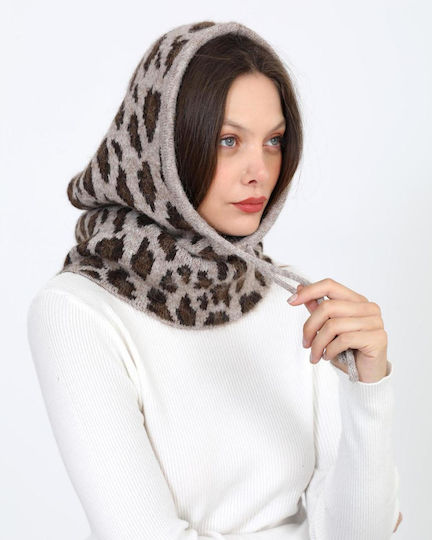 Vollgesicht Unisex Strickmütze in Grau Farbe