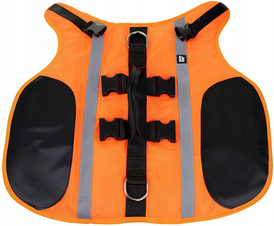 Lalazoo Hundemantel für Hunde Orange XLarge mit Rückenlänge 44 cm