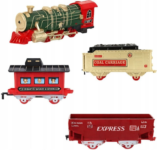 Lean Toys Rails de Tren cu Sunet, Lumină și Fum pentru 3+ Ani