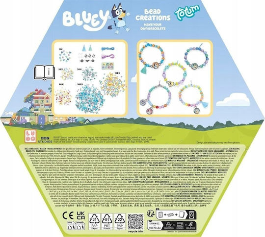 Kamaben Mărgele Totum Bluey Pentru Copii 3+ Ani