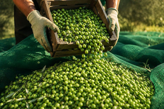 Kraft World Olive Harvesting Net from HDPE 5x10m Density 95gr/m²