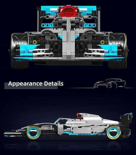 Mould King Cuburi de construit Formula One Racing Car pentru 14+ Ani 1257 bucăți