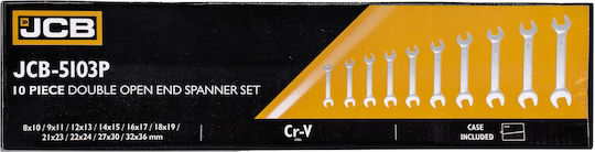 JCB Satz 10 Deutsche Schraubenschlüssel