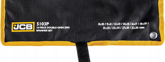 JCB Satz 10 Deutsche Schraubenschlüssel