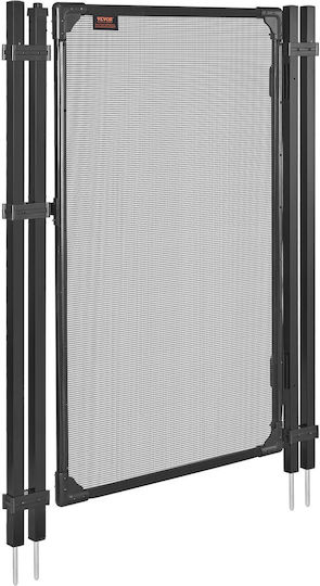 Vevor Πορτάκι Σκύλου 120x75εκ. Μαύρο