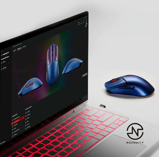HyperX Pulsefire Haste 2 Wireless Gaming Mouse 26000 DPI Blue