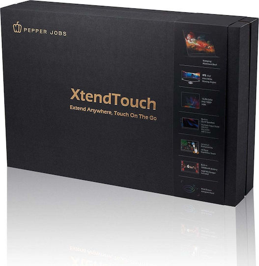 Pepper Jobs XtendTouch XT1610F V2 IPS HDR Φορητό Monitor 15.6" FHD 1920x1080
