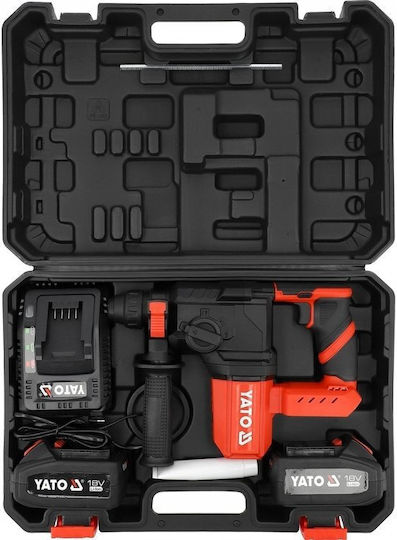 Yato YT-827722 Percussive Battery Drill Driver Brushless 18V 2x4Ah