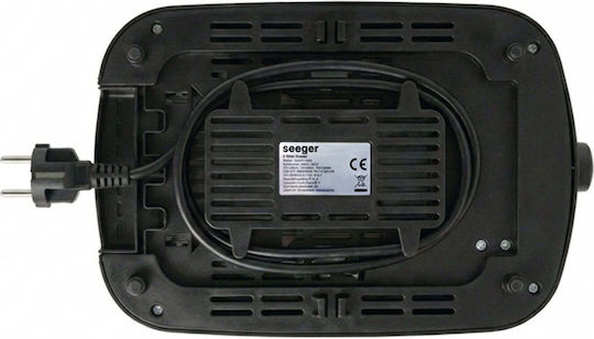 Seeger SGR150BK Toaster 2 Slots 930W Black