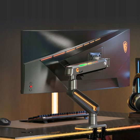 Blow Desk Monitor Stand up to 60" with Pink Arm (F6-XJ)
