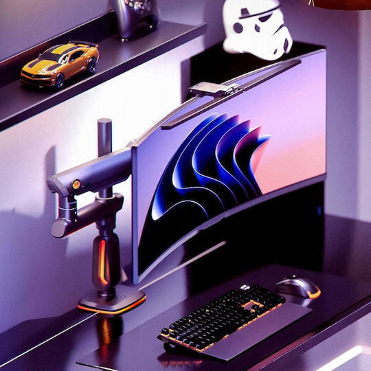 North Bayou North Bayou Computer Monitor Ständer Bis 60 Zoll Mit Gray Verlängerungsarm F7-G