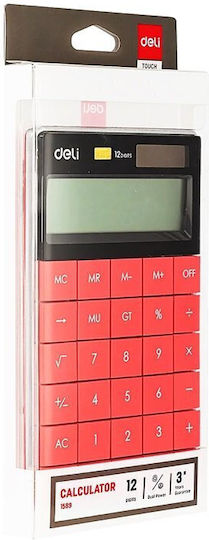 Deli 1589 Calculator 12 Digit in Blue Colour