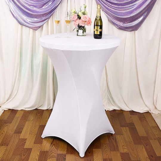 Greenblue Elastisches Abdeck-Tablettuch Rund Catering Tisch 80cm
