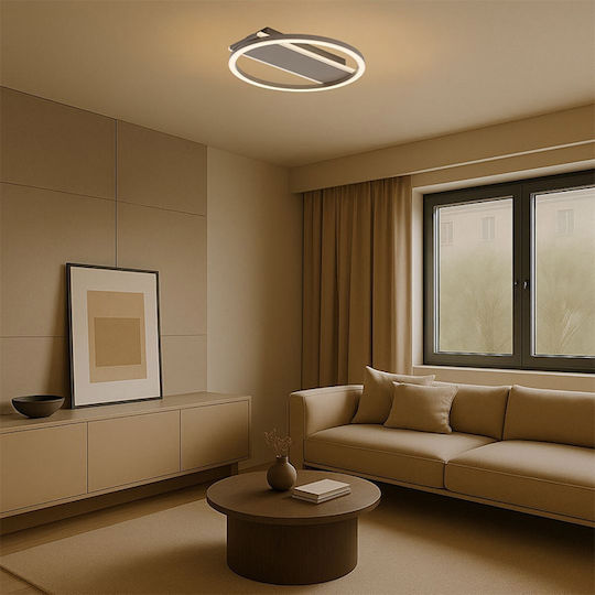 Rabalux Smart Deckenleuchte montieren Grau mit Integrierte LED