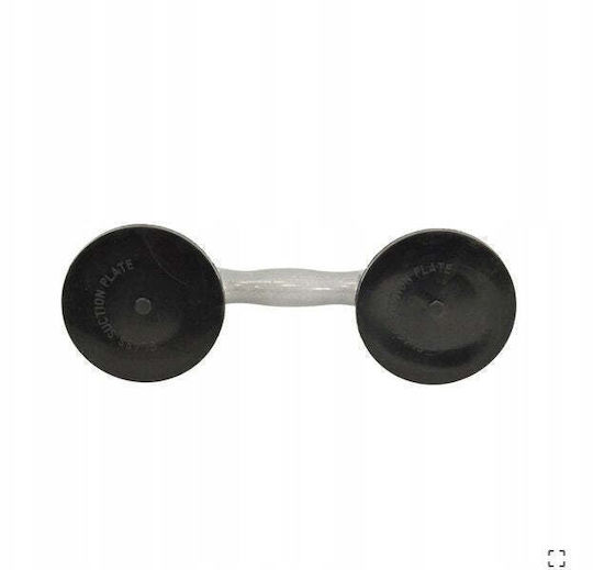 AWTools Ventuză Simplă Din Aluminiu Cu Diametrul De 125mm Cu Capacitate De Susținere De 135kg 2 Bucăți
